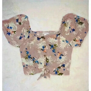 Women’s Aeropostale flower pattern top